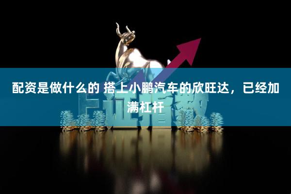 配资是做什么的 搭上小鹏汽车的欣旺达，已经加满杠杆