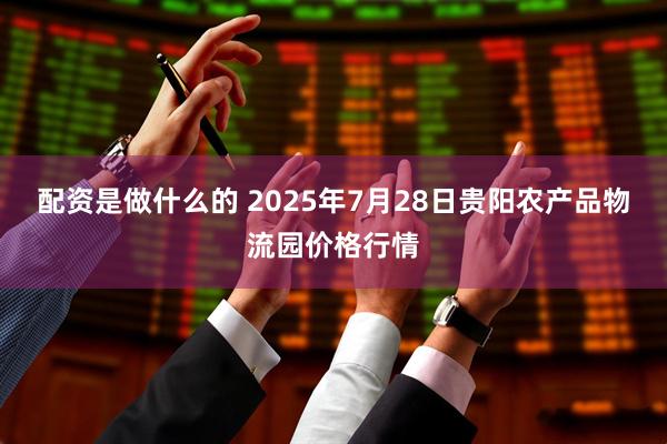 配资是做什么的 2025年7月28日贵阳农产品物流园价格行情